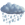 Bedeckt mit mäundefinedigem Regen