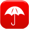 Bedeckt mit mäundefinedigem Regen