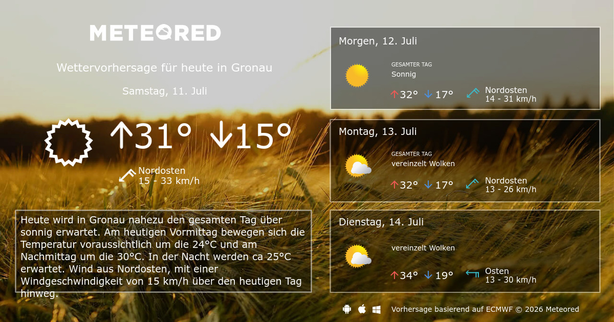 Wetter Gronau 14 Tagenull